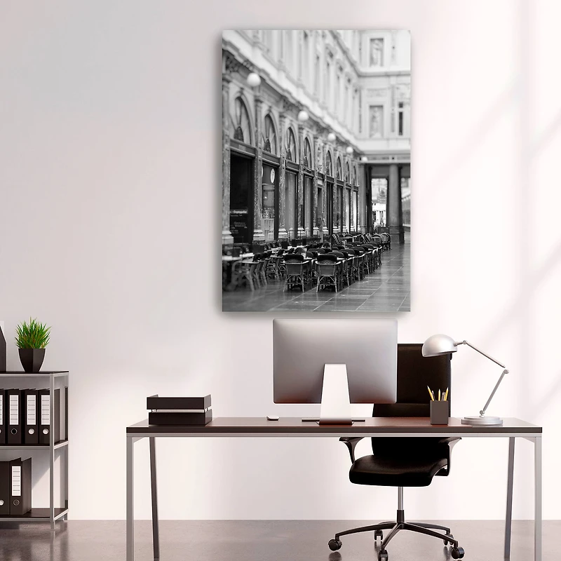 Royal Galleries Black and White Canvas Giclee
