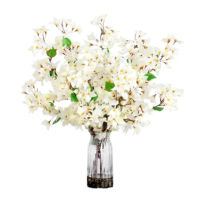 2.5ft. White Bougainvillea Arrangement in Vase