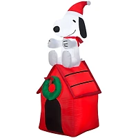 4ft. Airblown® Inflatable Christmas Snoopy on Dog House