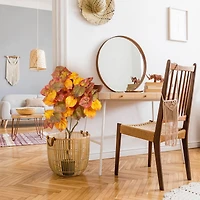 4ft. Potted Autumn Umbrella Ficus Fall Artificial Tree