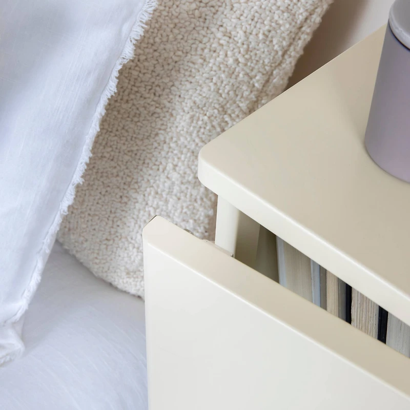 Hello Honey® 40" Solstice Narrow Metal Accent Cabinet with Adjustable Storage Shelves and Arched Glass Door