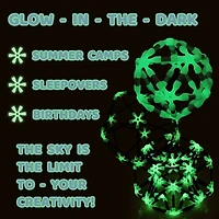 Hape Flexistix Leonardo's Elements Glow-in-the-Dark Building Kit