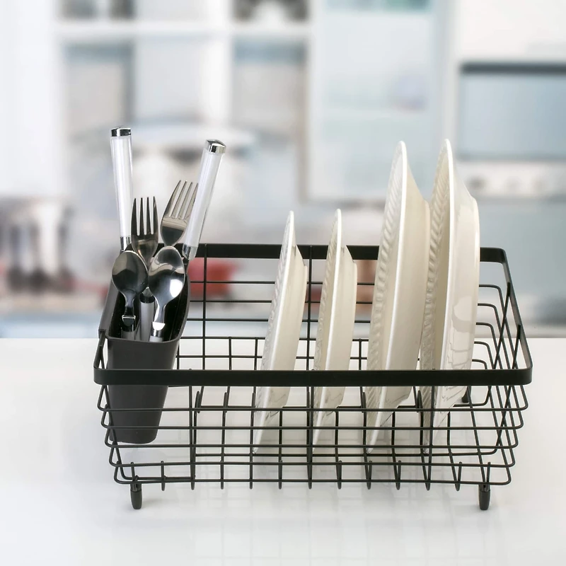 Kitchen Details Bronze Flat Wire Dish Rack