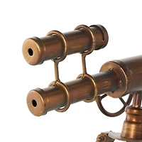 18" Brass Metal Telescope Decoration