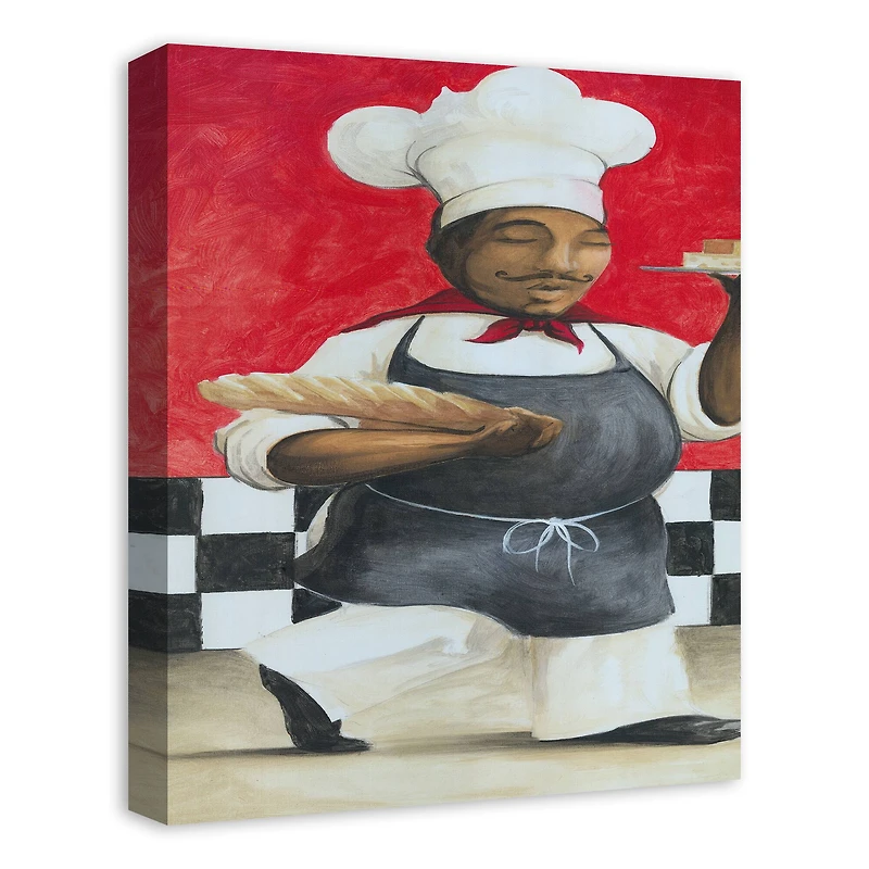 Happy Chef 16" x 20" Canvas Wall Art