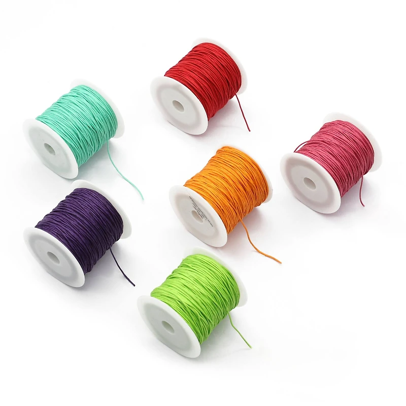 1mm Brights Waxed Cording Pack by Creatology™