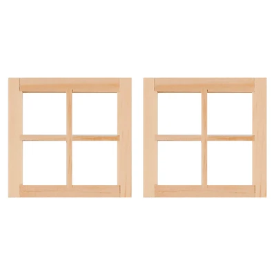 Houseworks® Square 4-Light Window, 2ct.