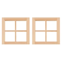 Houseworks® Square 4-Light Window, 2ct.