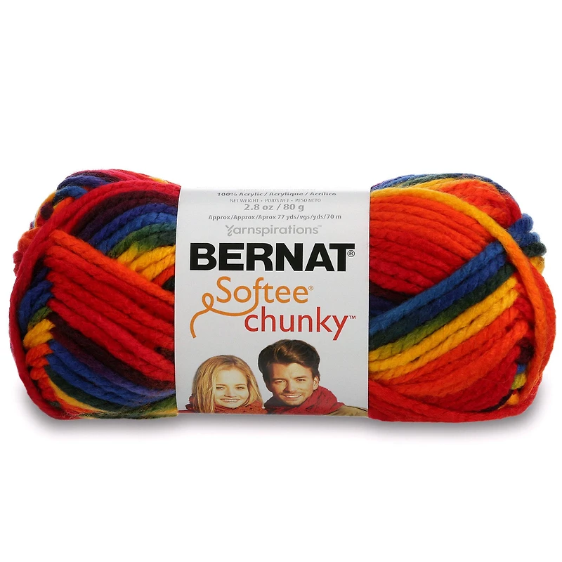 Bernat® Softee® Chunky Ombre Yarn, School Yard