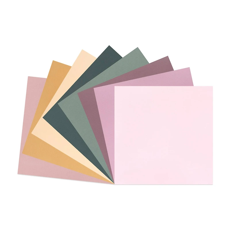 Craft Smith 12" x 12" Berry Tapestry Solids Paper Pad
