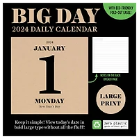 TF Publishing 2024 Today's Date Daily Desktop Calendar