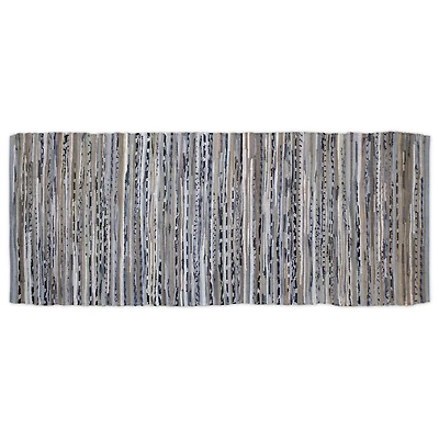 DII® Multi Gray Rag Rug, 2.25ft. x 6ft.