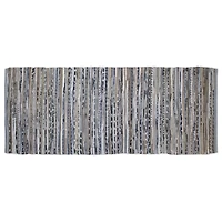 DII® Multi Gray Rag Rug, 2.25ft. x 6ft.