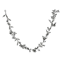 5ft. Black Leaves Coiled Garland by Ashland®