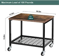 NEX™ 2-Tier Under Desk Printer Stand