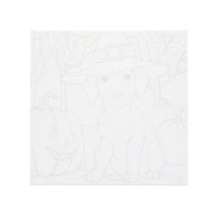 11" x 11" Trick-or-Treat Puppy Canvas Painting Kit by Craft Smart®