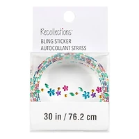 12 Pack: Bling on a Roll™ Flower Mix Stickers by Recollections™