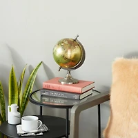 10" Brown Aluminum Traditional Globe