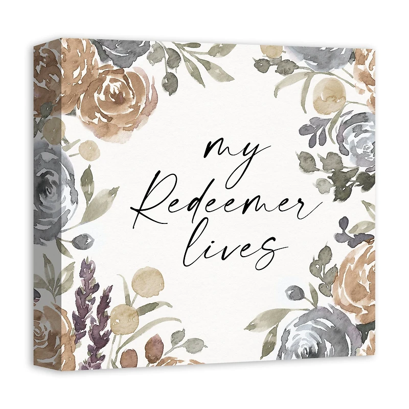 My Redeemer Lives Canvas Wall Art