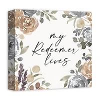 My Redeemer Lives Canvas Wall Art