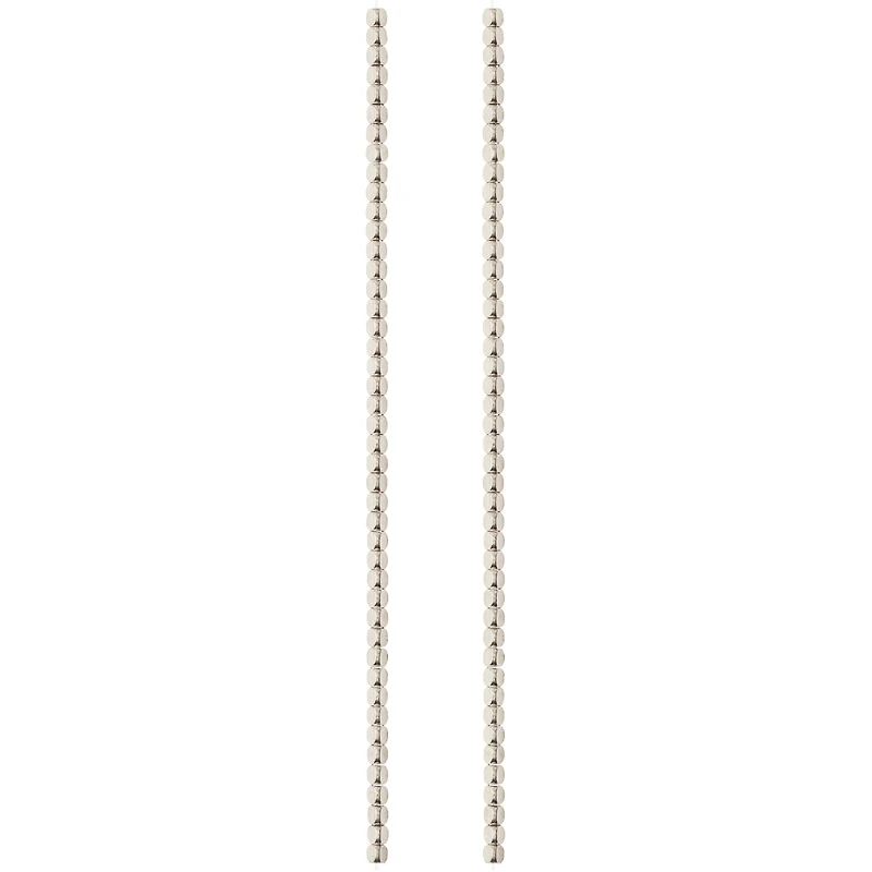 12 Pack: Rhodium Metal Irregular Shape Beads, 3mm by Bead Landing™