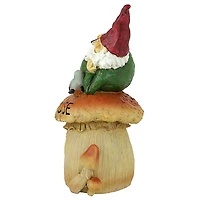 Design Toscano 10" Gnome Frog House Garden Statue