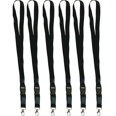 Teacher Created Resources Black Lanyard, 6ct.