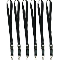 Teacher Created Resources Black Lanyard, 6ct.