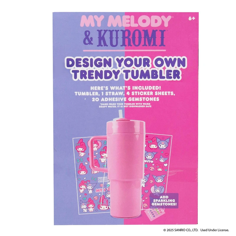 Hello Kitty® My Melody™ & Kuromi™ Design Your Own Trendy Tumbler