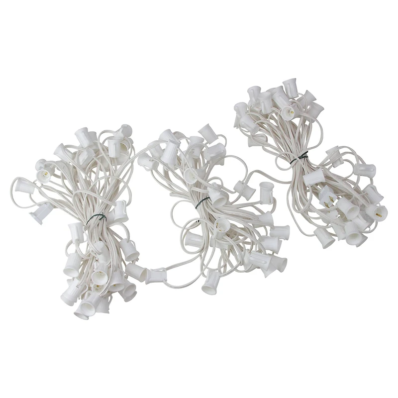 100ft. Commercial Christmas Light Socket Set