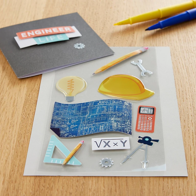 Engineering Dimensional Stickers by Recollections™