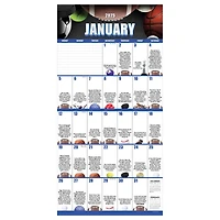 TF Publishing 2025 Sports Facts & Trivia Wall Calendar