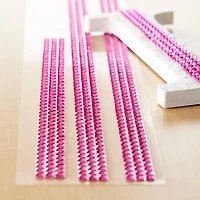 12 Packs: 3 ct. (36 total) Hot Pink Border Bling Stickers by Recollections™