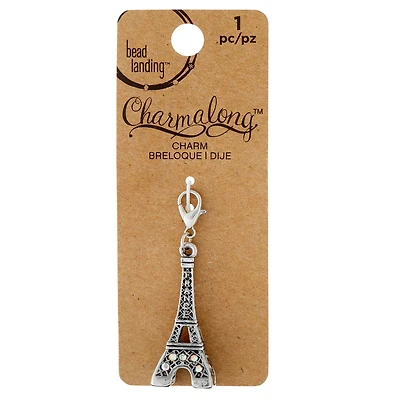 12 Pack: Silver Paris Charm by Bead Landing™
