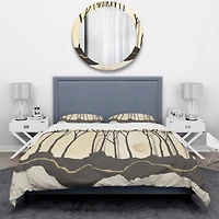 Designart 'Geometric Forest' Geometric Bedding Set