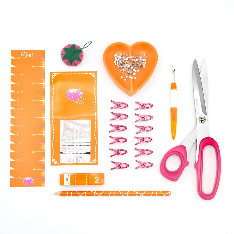 Dritz® Essential Sewing Box Kit & Tools