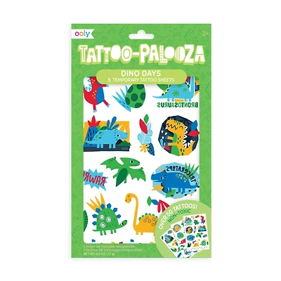 OOLY® Tattoo-Palooza™ Dinosaur Days Temporary Tattoos