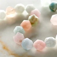 Morganite Faceted Beads by Bead Landing™, 8mm