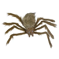 24" Brown Spider with LED Eyes Halloween Decoration