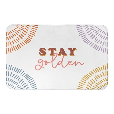 Stay Golden Bath Mat