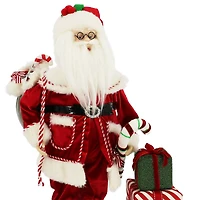 21" Santa with Gifts & Candy Tabletop Décor by Ashland®