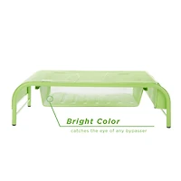 Mind Reader Metal Mesh Monitor Stand & Desk Organizer