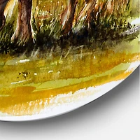 Designart - Horse Grazing On A Meadow