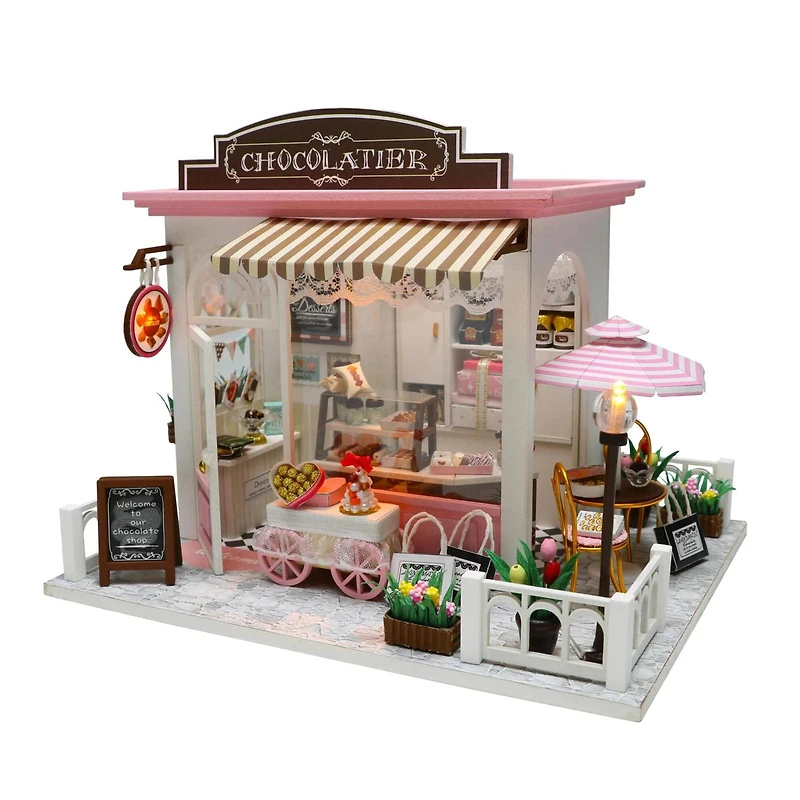 Wizardi Chocolatier Miniature Dollhouse Roombox Kit