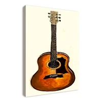 Traditional Guitar 24" x 36" Canvas Wall Art