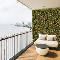 "Dakota" Artificial Foliage Plant Green Wall Panels, 4ct.