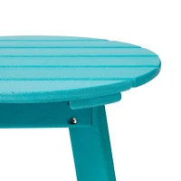 Glitzhome® 20" Outdoor Patio Round Side Table