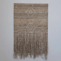 Hello Honey® Bohemian Embroidered Jute Wall Hanging