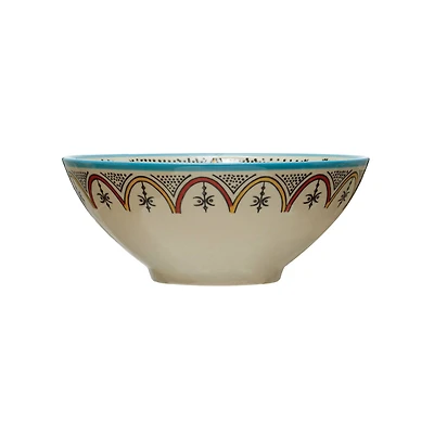 Hello Honey® Multicolor Hand Painted Stoneware Bowl