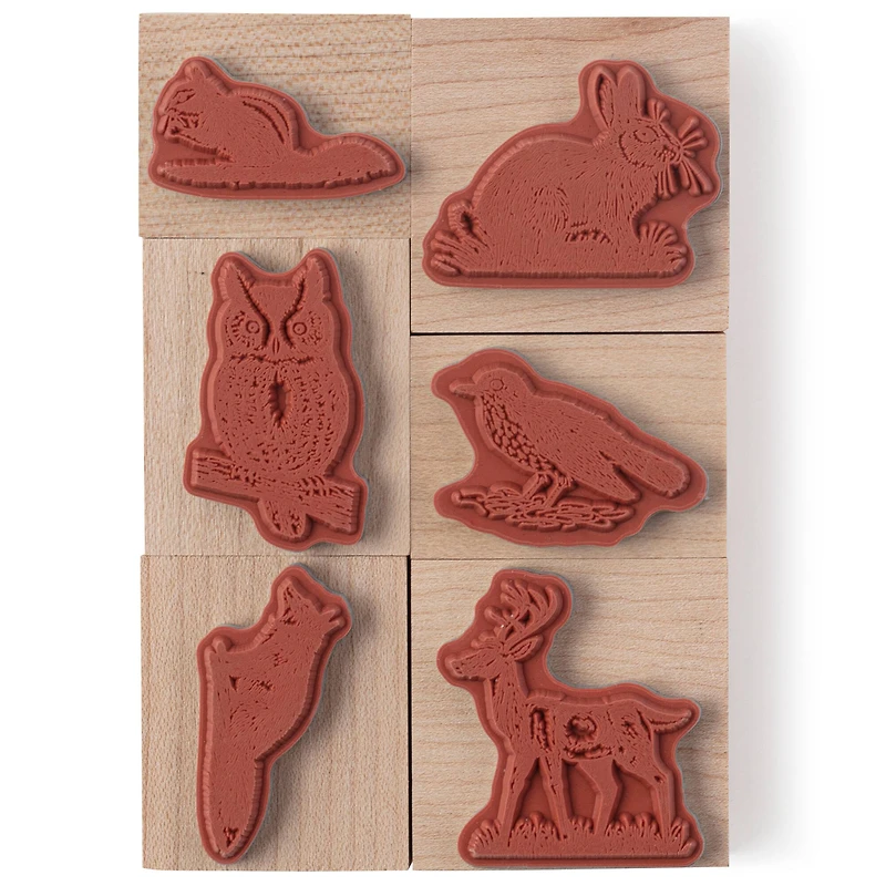Woodland Animals Wood Stamp Set by Recollections™